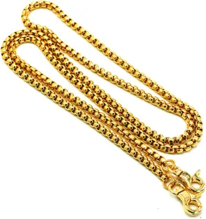55" DIY Iron Box Chain Gold Chain for Purse Handbags Strap Handbag Chains Accessories Purse Straps Shoulder Cross Body Replacement Straps with 2 Metal Buckles (Gold)