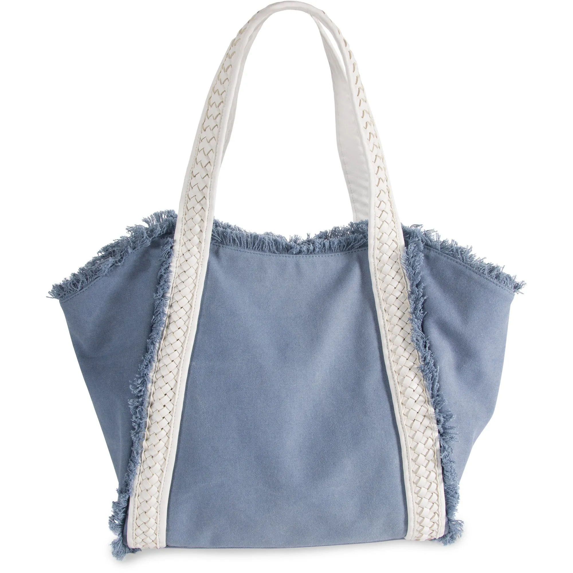 Arctic 19" x 13" Frayed Canvas Handbag