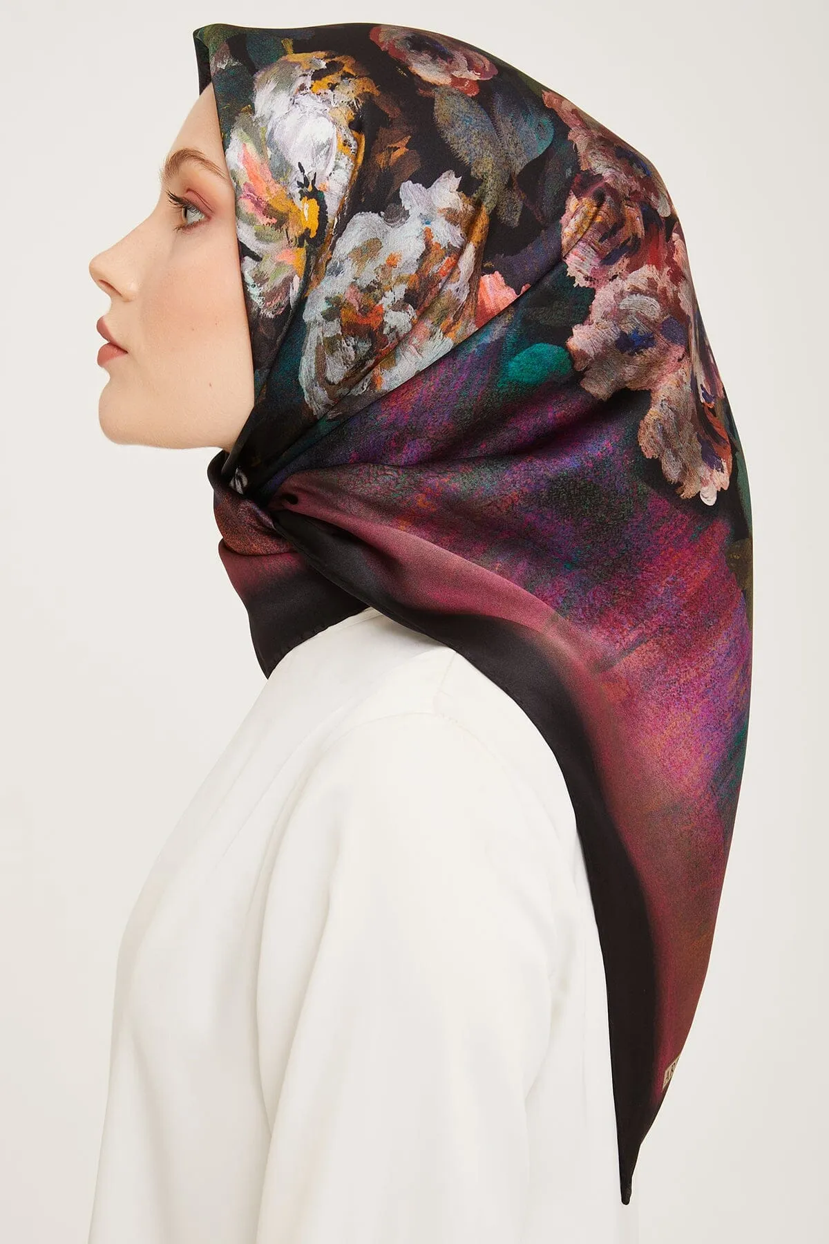 Armine Kemboja Floral Silk Scarf #4
