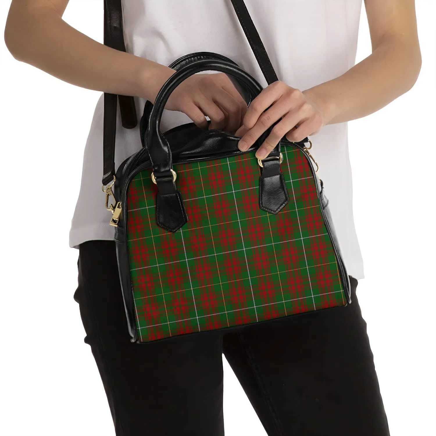 Bruce Hunting Tartan Shoulder Handbags