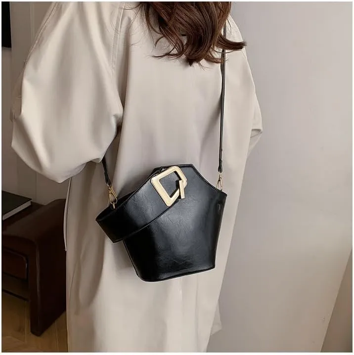 Bucket Bags for Women Top Handle Bag Cross Body Handbag Vegan Leather Shoulder Hobo Tote Bag Trendy Crossbody Purse