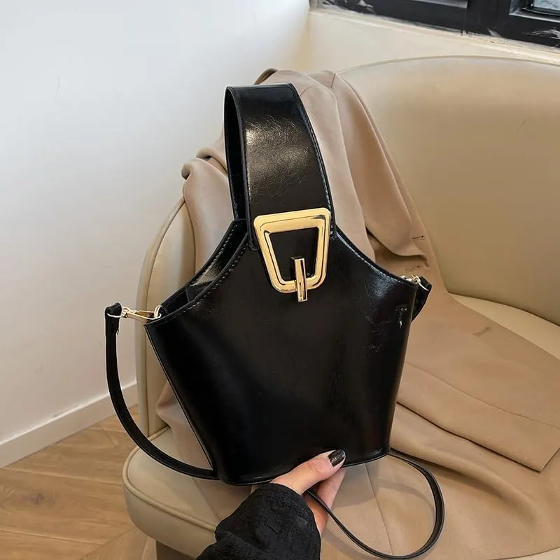 Bucket Bags for Women Top Handle Bag Cross Body Handbag Vegan Leather Shoulder Hobo Tote Bag Trendy Crossbody Purse