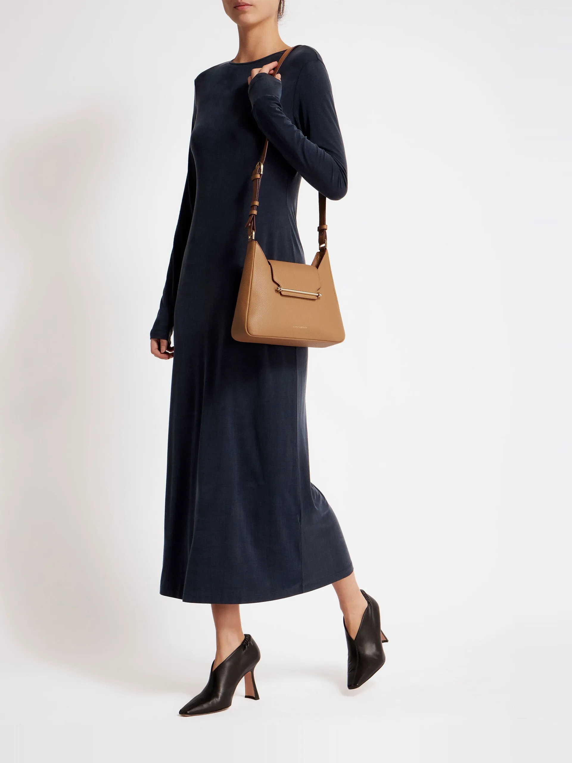 Caramel Multrees hobo shoulder bag