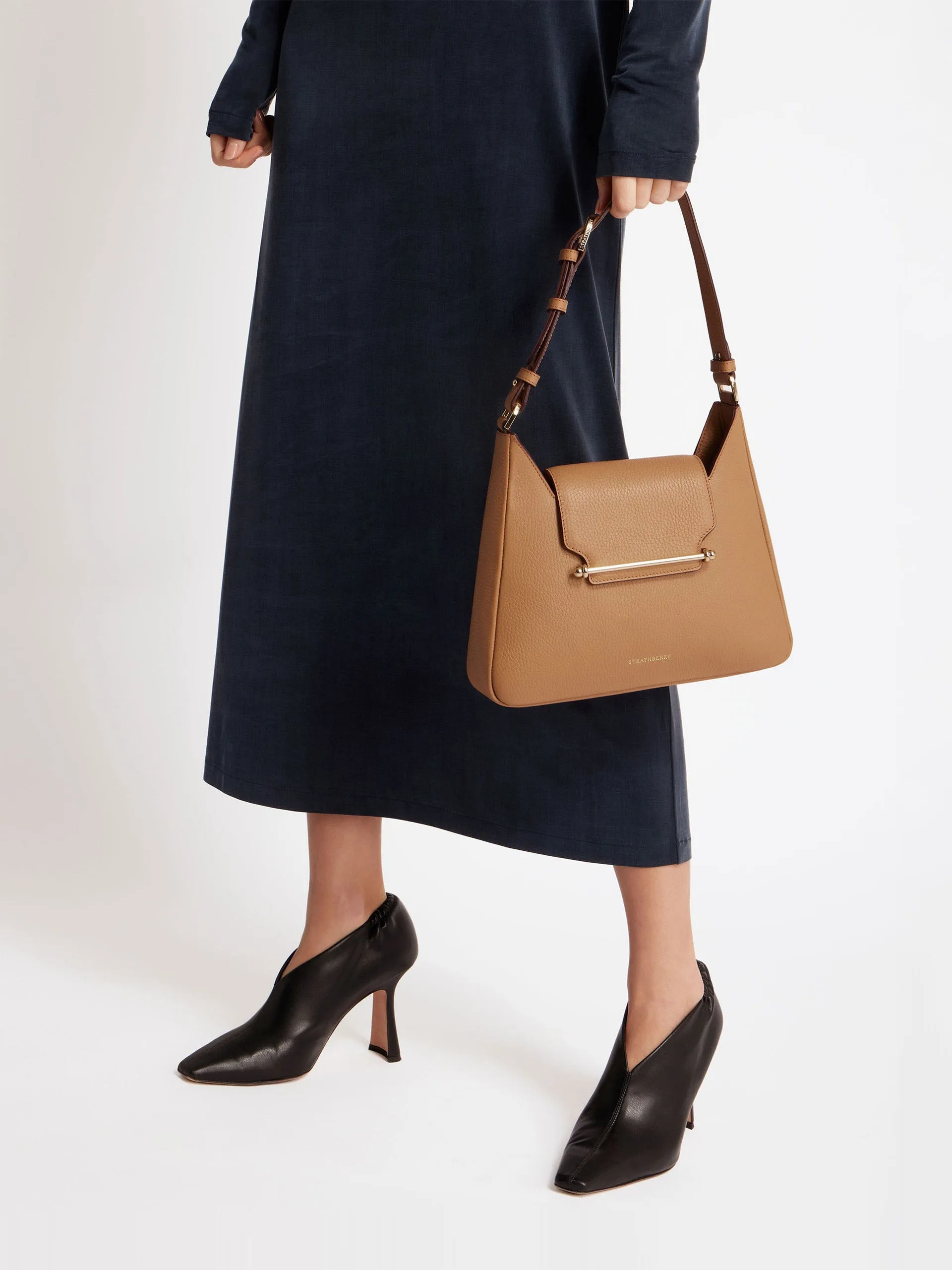 Caramel Multrees hobo shoulder bag