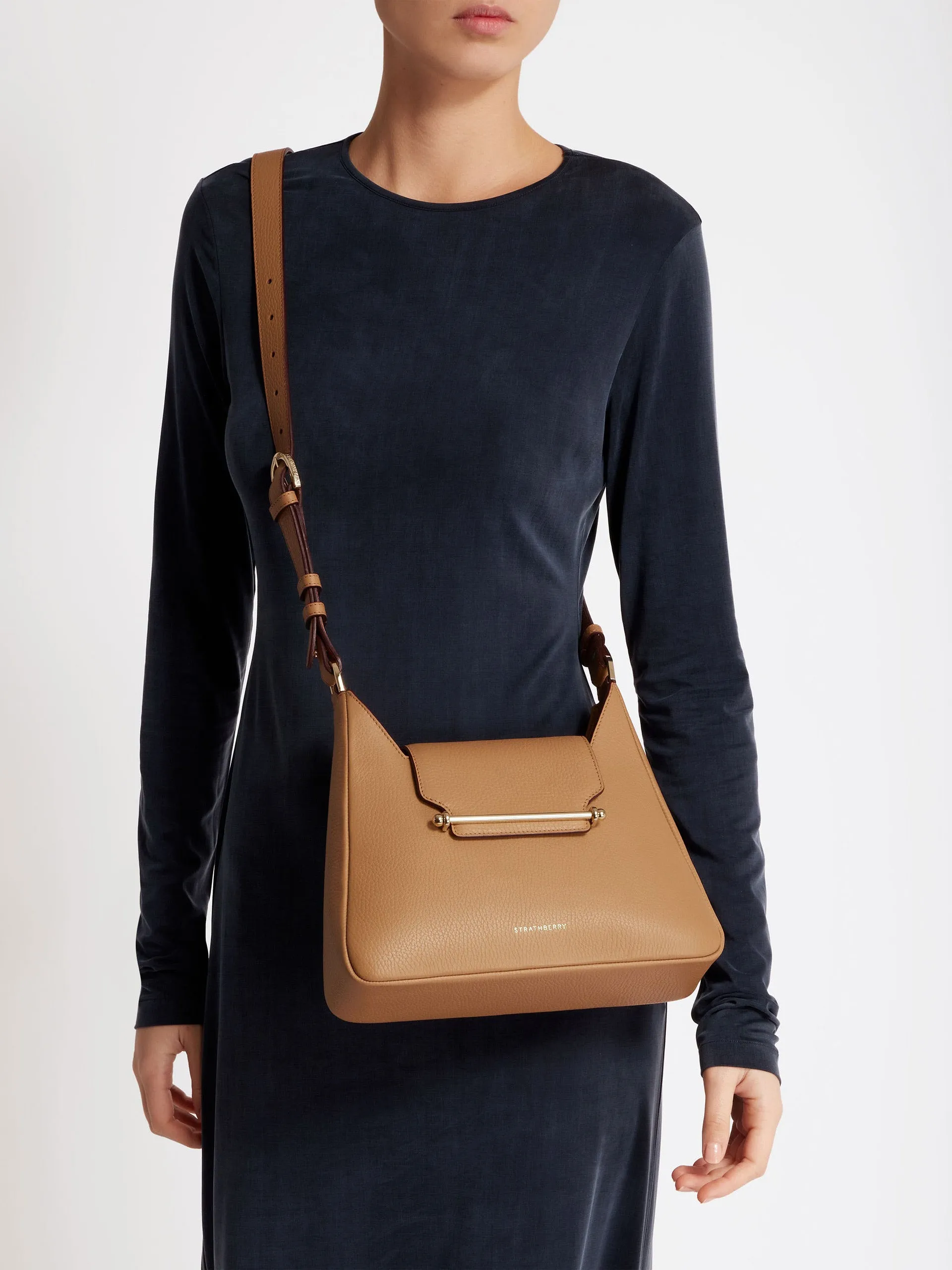 Caramel Multrees hobo shoulder bag