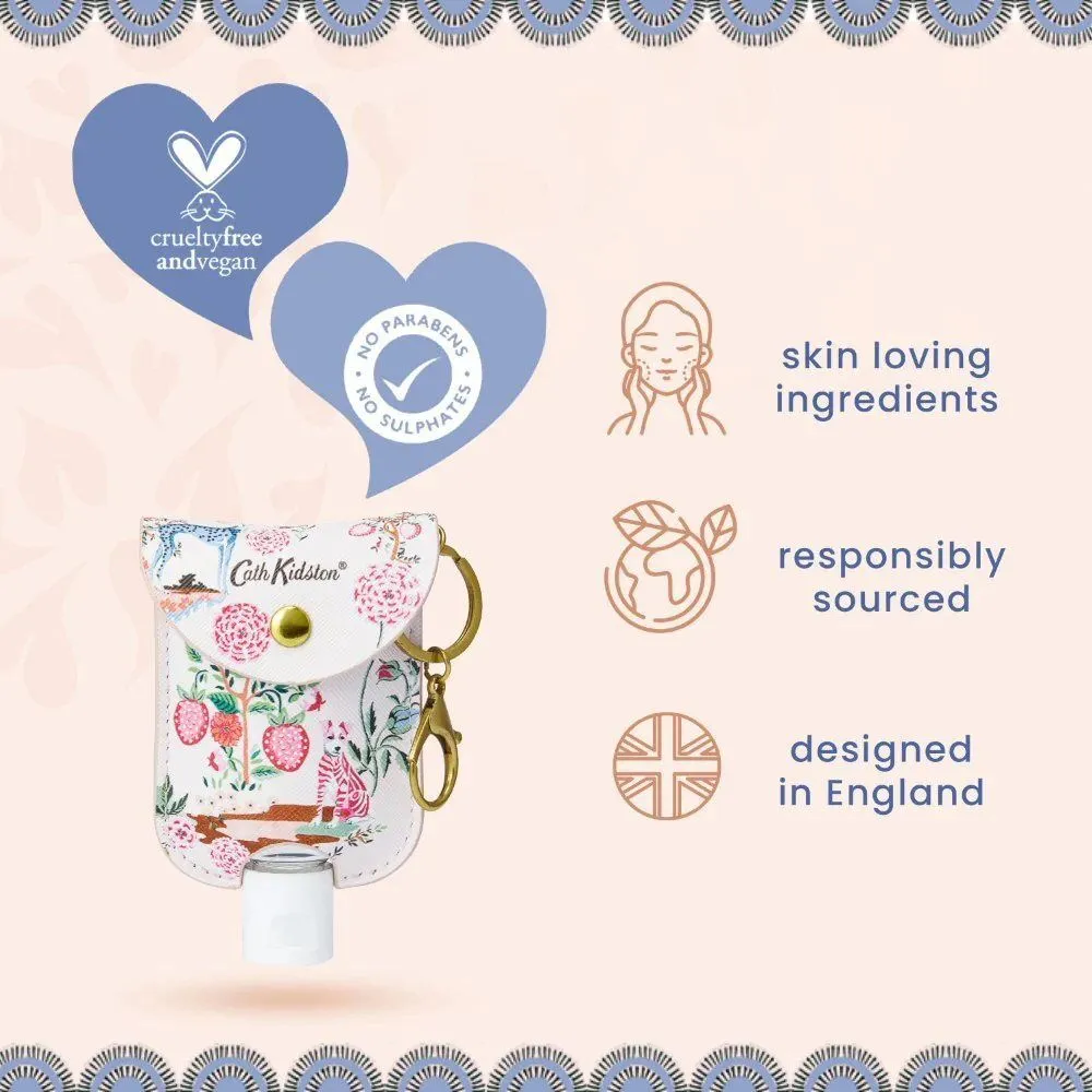 Cath Kidston The Artist's Kingdom Handbag Charm & 45ml Hand Gel