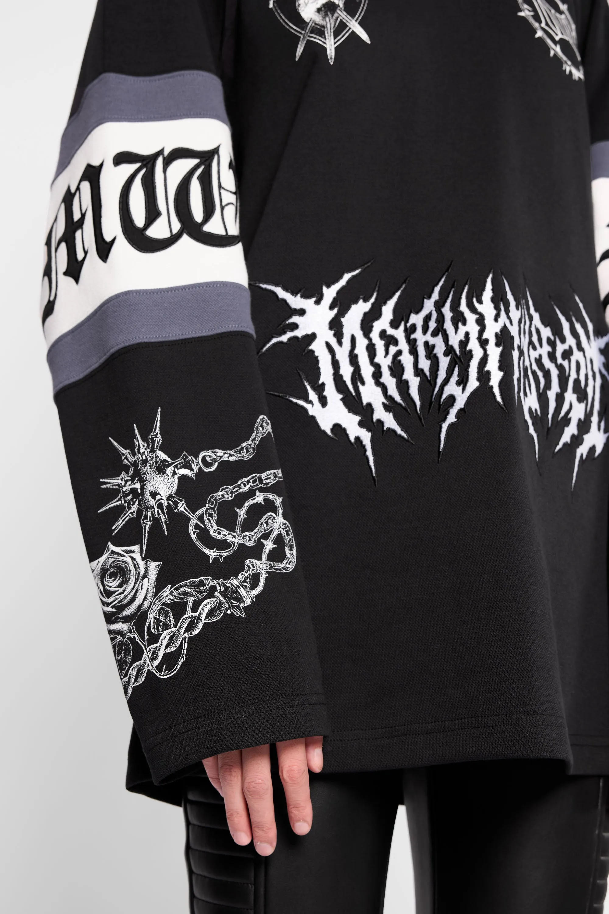Destroy Oversized Hockey Jersey