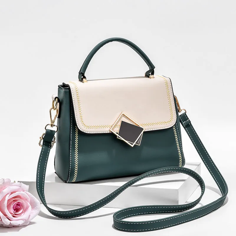DUNNMALL [Competitive Factory] Wholesale Handbag Women's Bag 2021 New Color Matching Fashion All-Match Shoulder Crossbody Small Square Bag