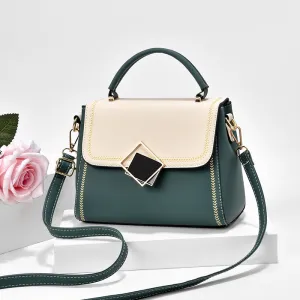 DUNNMALL [Competitive Factory] Wholesale Handbag Women's Bag 2021 New Color Matching Fashion All-Match Shoulder Crossbody Small Square Bag