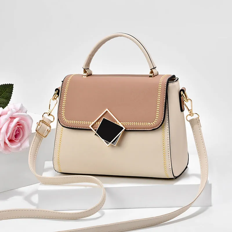 DUNNMALL [Competitive Factory] Wholesale Handbag Women's Bag 2021 New Color Matching Fashion All-Match Shoulder Crossbody Small Square Bag