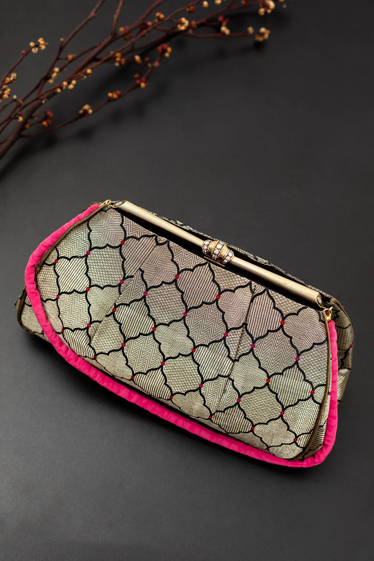Elite Handbag with Diamond and 14K gold