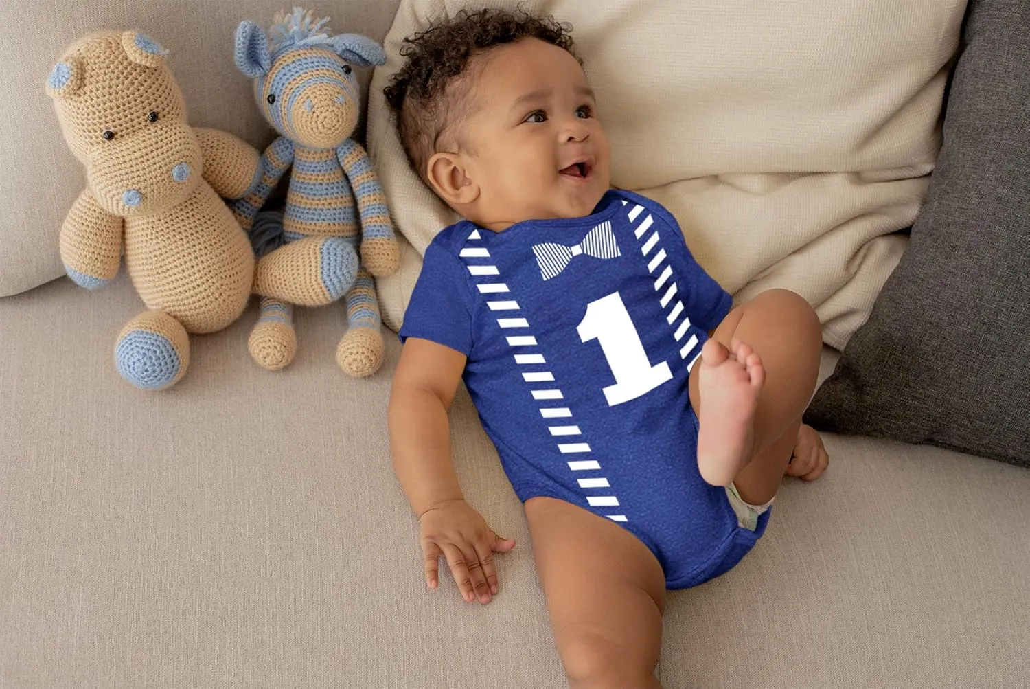 First Birthday Outfit boy 1st Birthday one Year Old Baby Shirt Happy Party