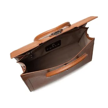 Furla Villa Medium Tote Bag - Cognac