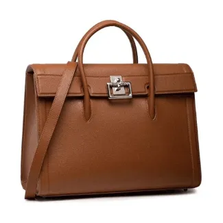 Furla Villa Medium Tote Bag - Cognac
