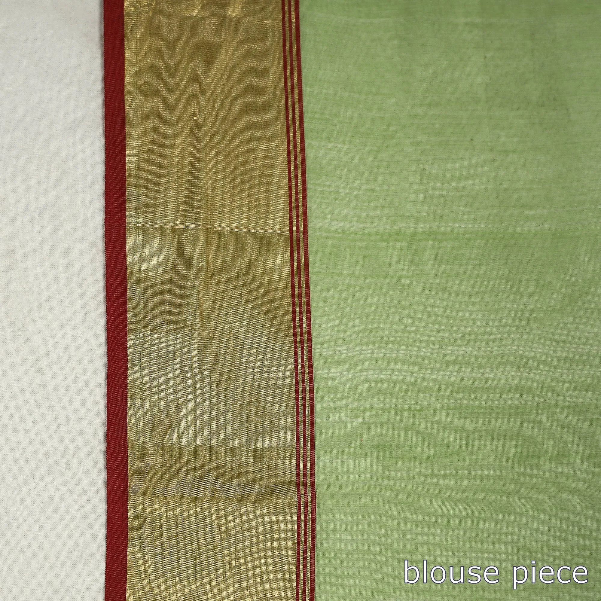 Green - Traditional Chanderi Silk Handloom Saree with Zari Border & Buti
