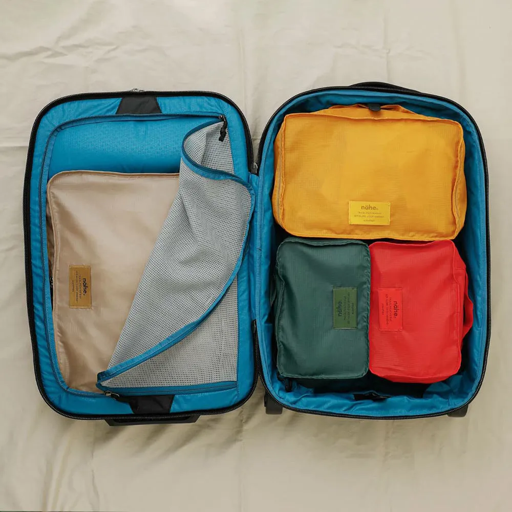HIGHTIDE Nahe series travel storage bag three-piece set GB317 large, medium and small travel storage bag khaki black blue green