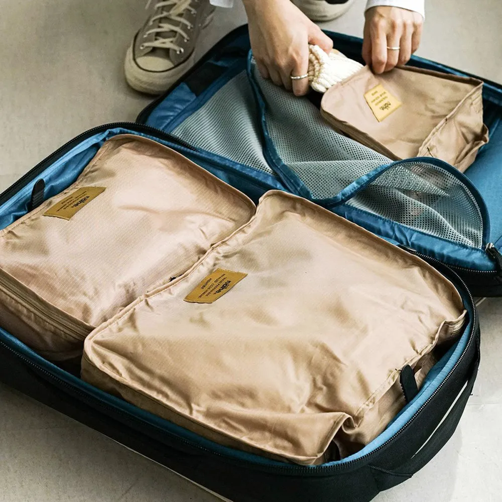 HIGHTIDE Nahe series travel storage bag three-piece set GB317 large, medium and small travel storage bag khaki black blue green