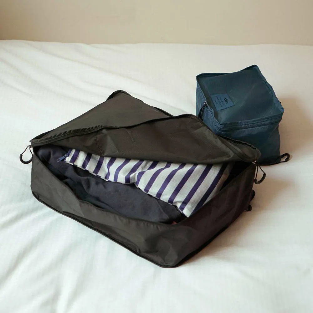 HIGHTIDE Nahe series travel storage bag three-piece set GB317 large, medium and small travel storage bag khaki black blue green