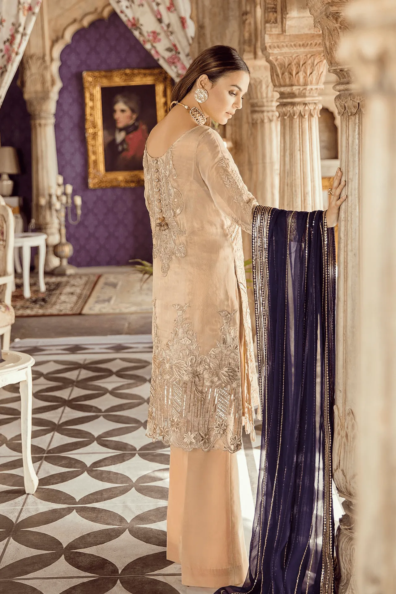 Imrozia Kaavish-E-Musavvir Luxury Chiffon Collection 2019 – 810 Rohsnaai-e-Kundan