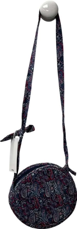 MNG Purple Printed Round Bag One Size