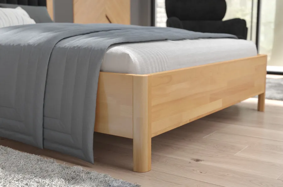 MODENA Wooden Bed - Upholstered