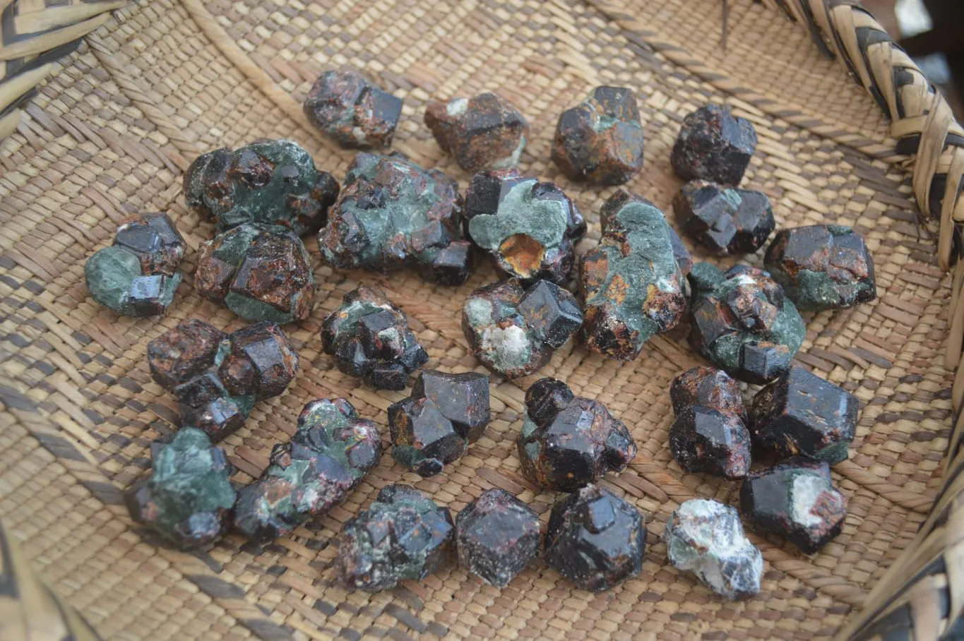 Natural Red Pyrope Garnet Crystals  x 55 From Zimbabwe