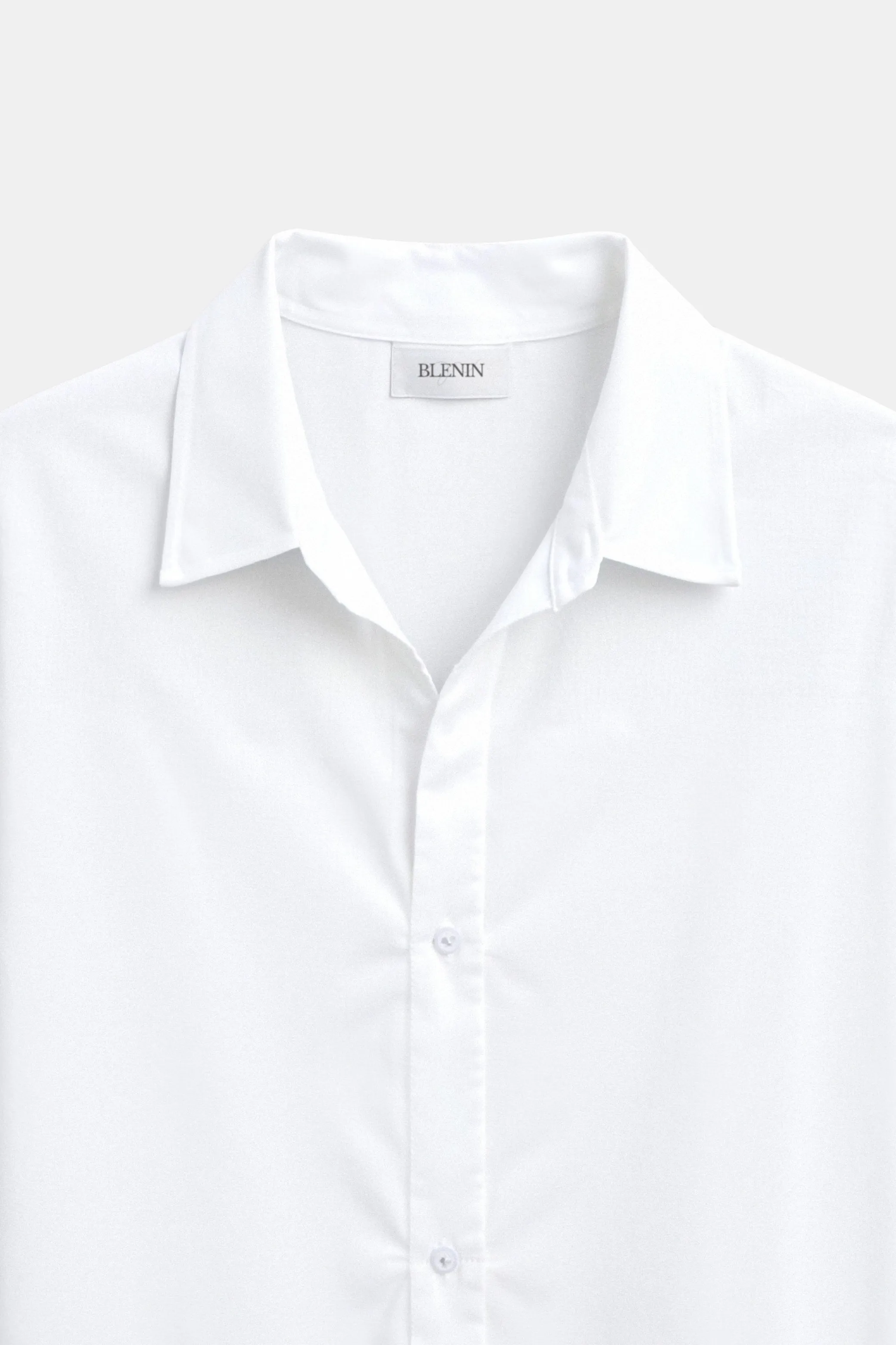 Old Money Short Sleeve Solid Button Front Shirt