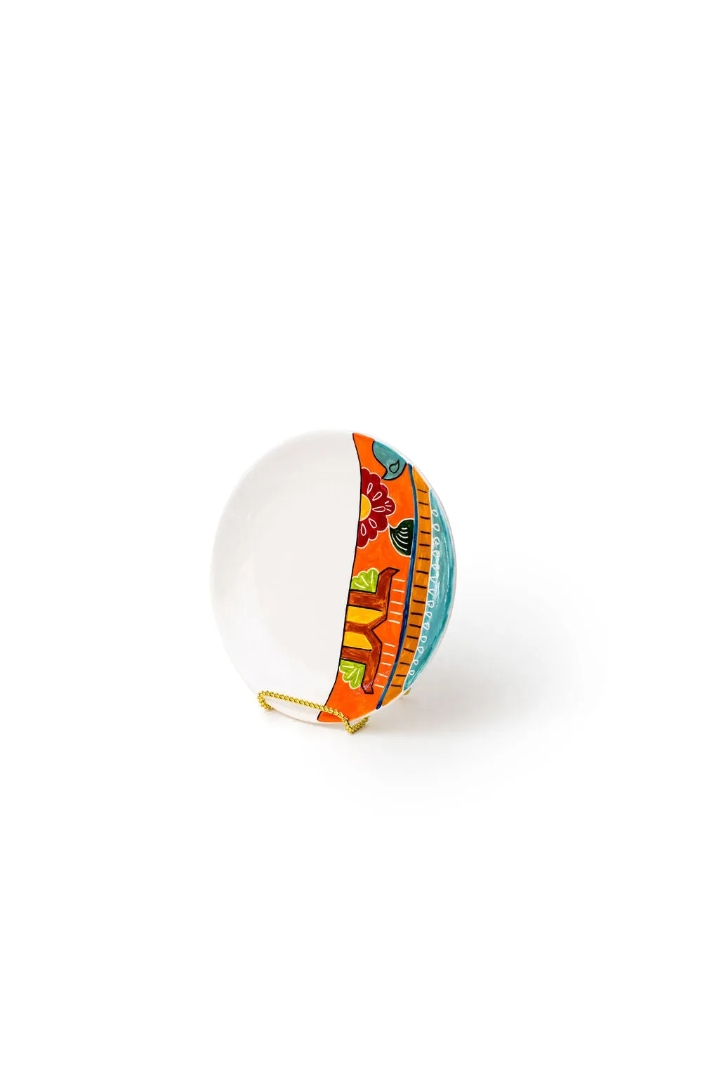 Orange Garden Plates