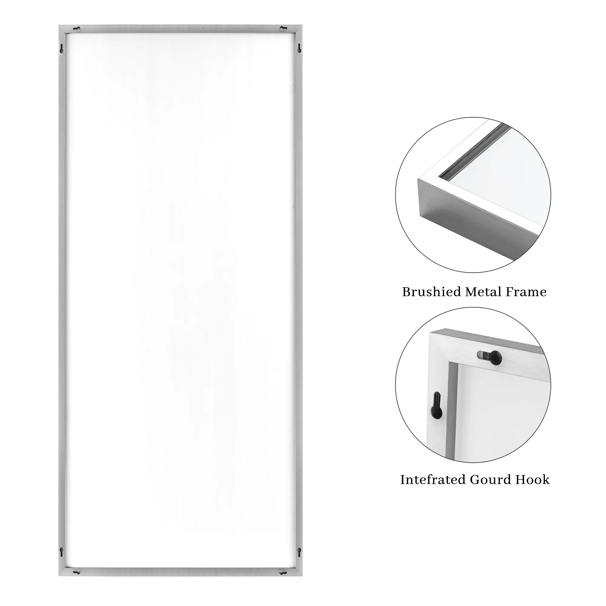 Rachel 71" x 28" Metal Framed Full Length Oversized Mirror