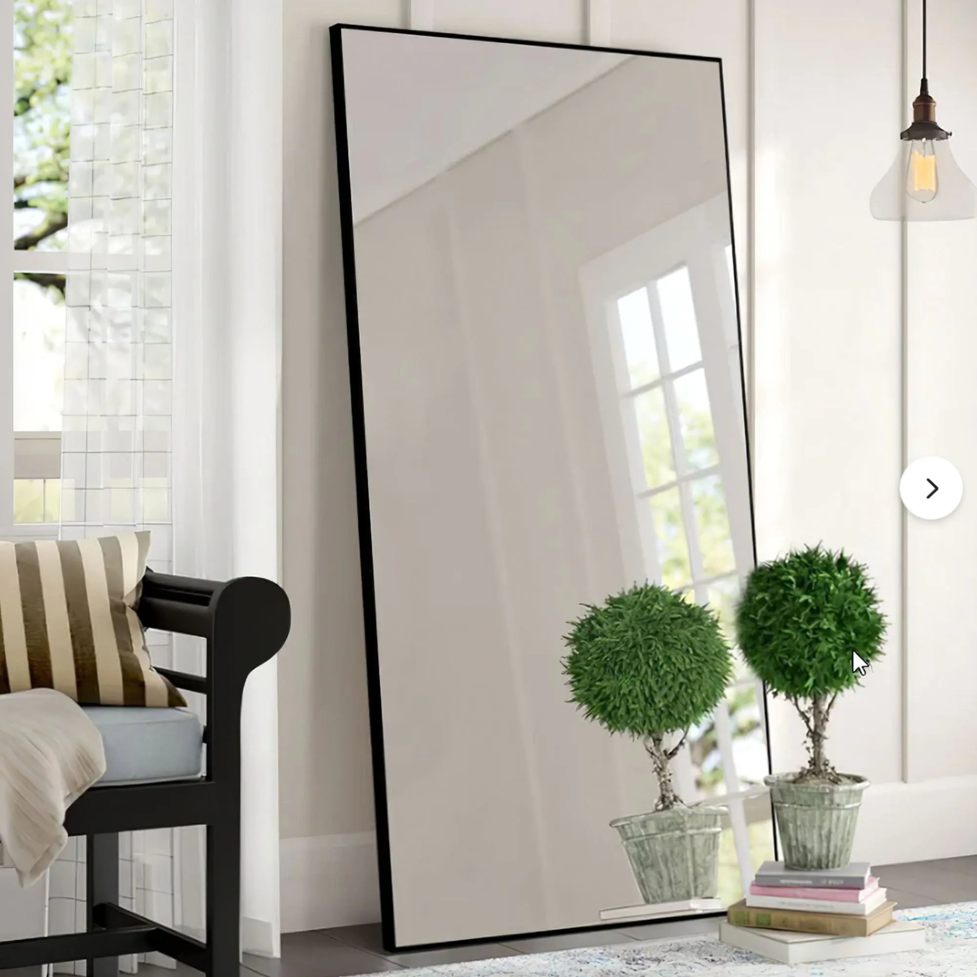 Rachel 71" x 28" Metal Framed Full Length Oversized Mirror