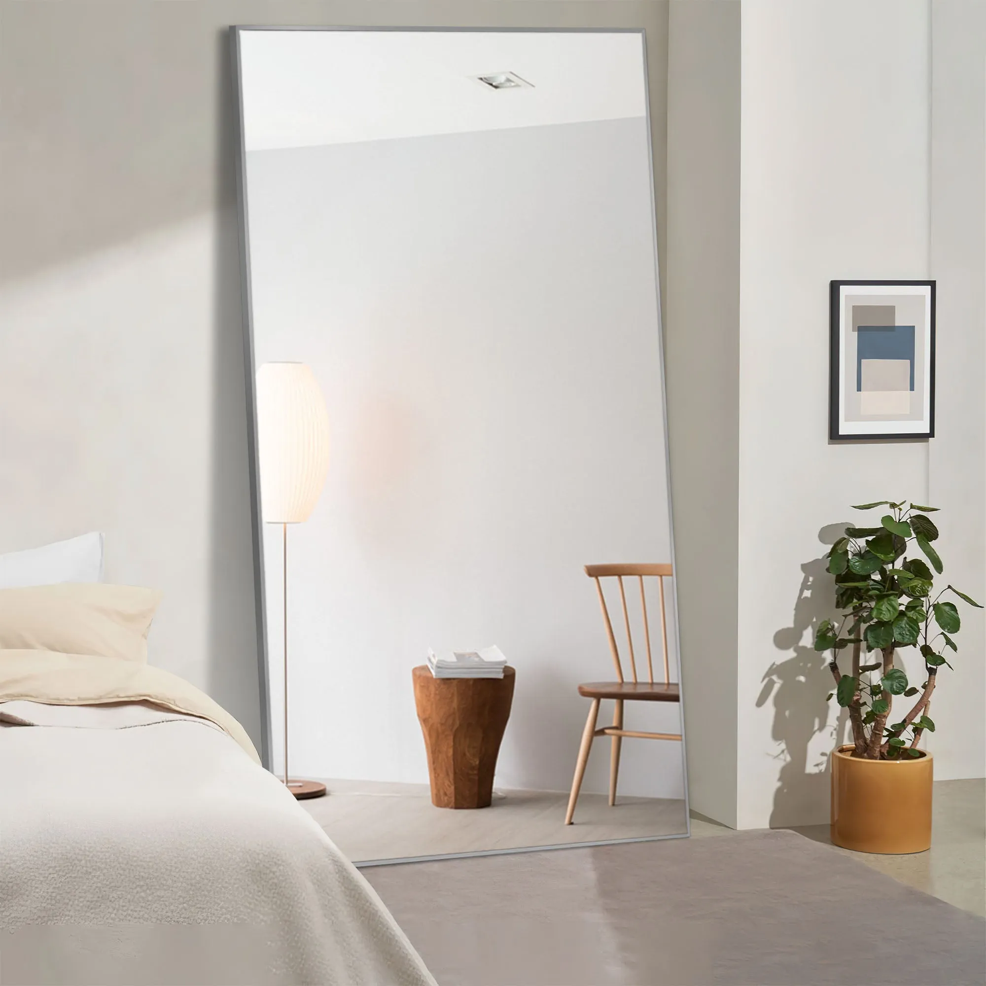 Rachel 71" x 28" Metal Framed Full Length Oversized Mirror