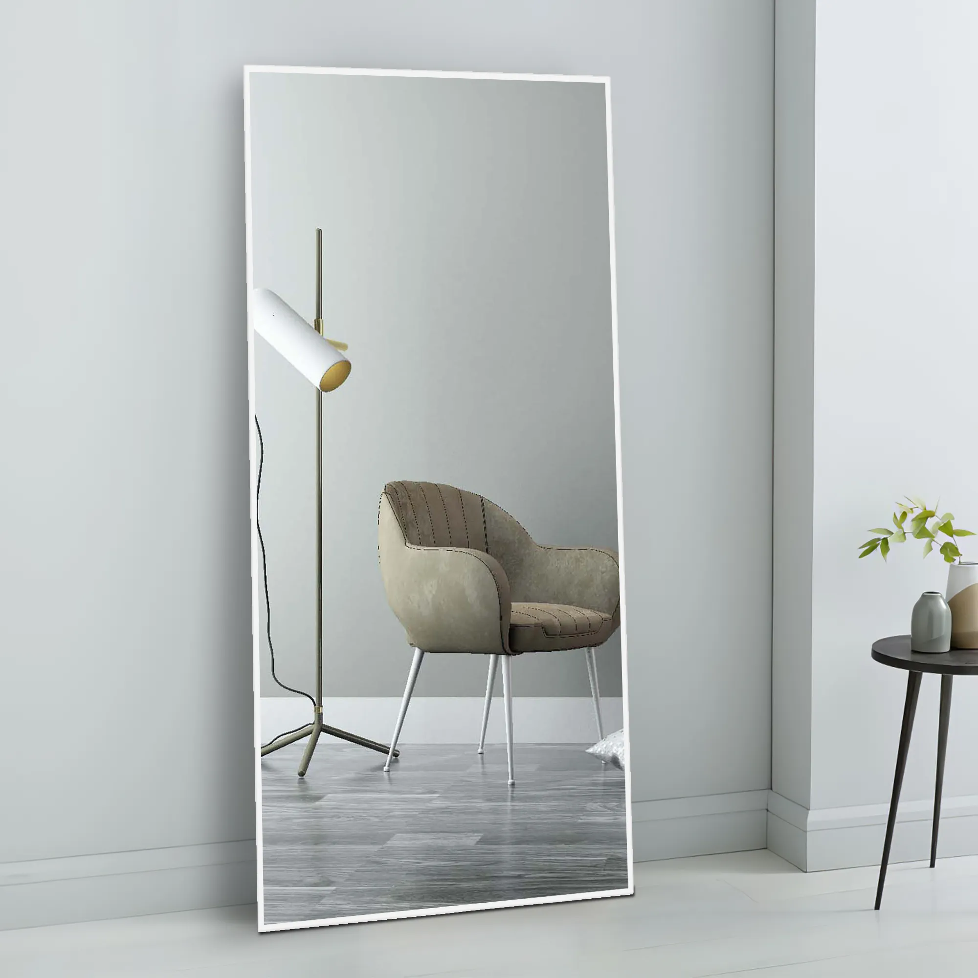 Rachel 71" x 28" Metal Framed Full Length Oversized Mirror