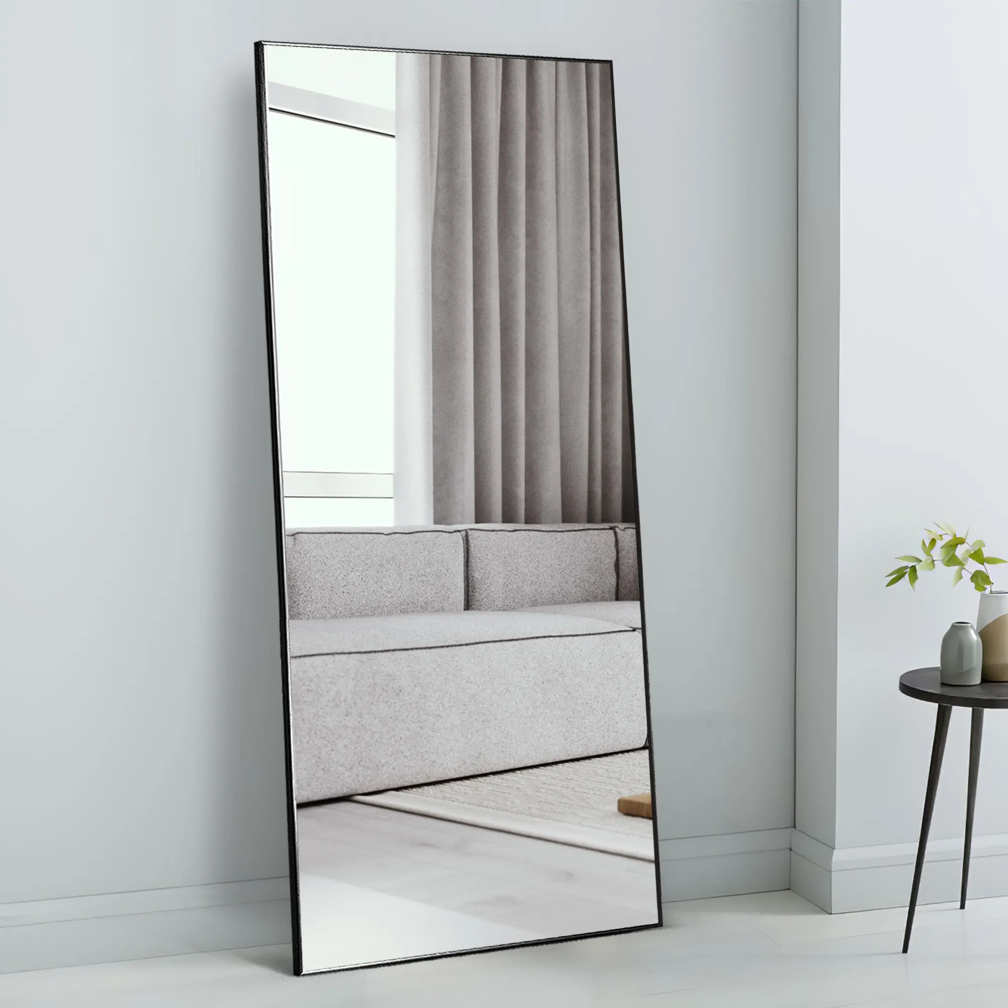 Rachel 71" x 28" Metal Framed Full Length Oversized Mirror