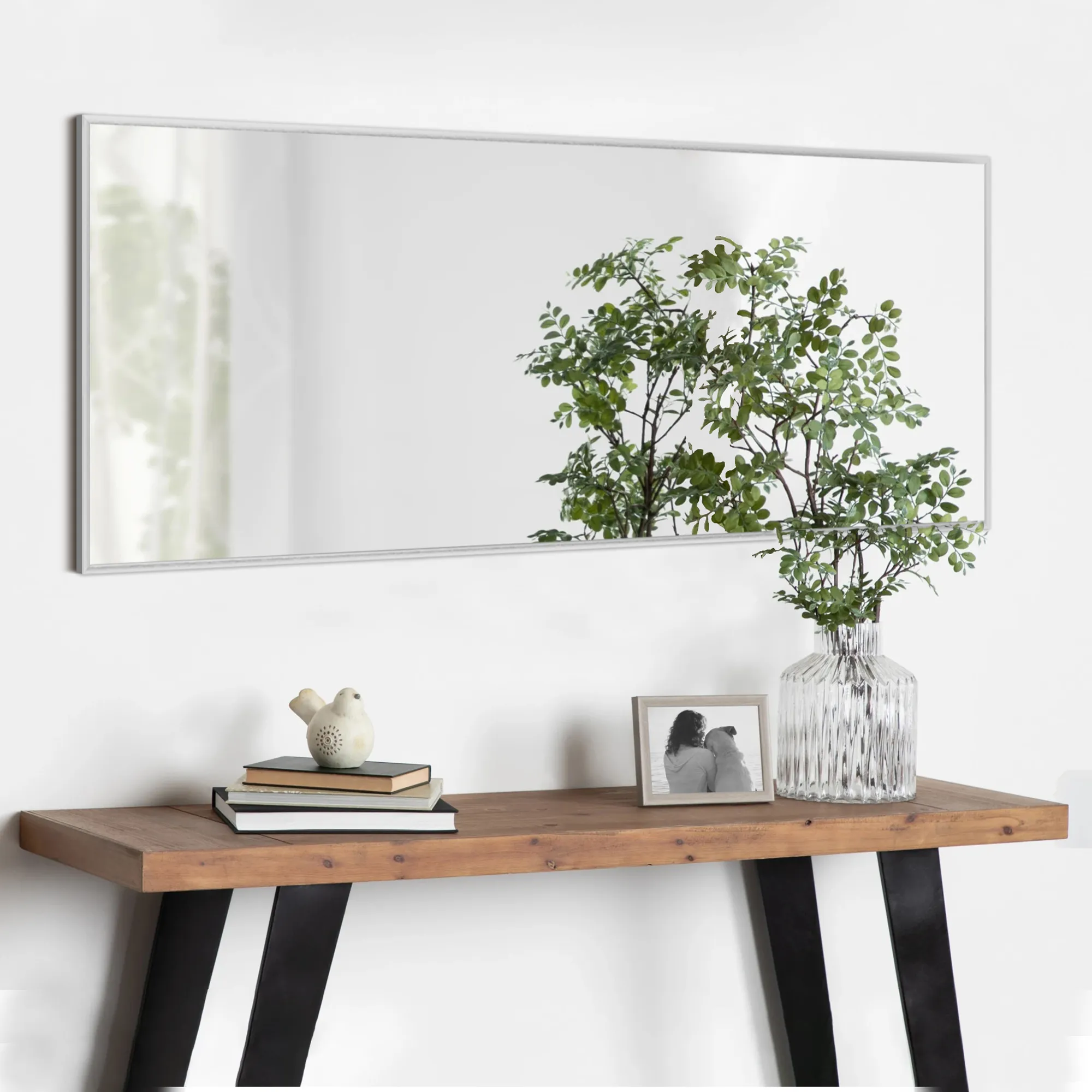 Rachel 71" x 28" Metal Framed Full Length Oversized Mirror