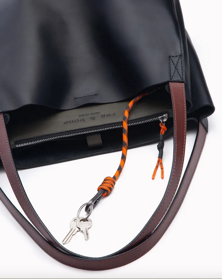 Rag & Bone - Passenger Tote in Black/Olive Night