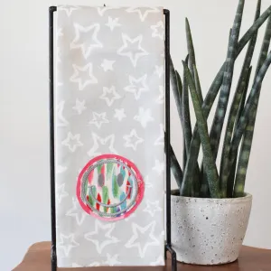 Smiley with Stars Hand Towel