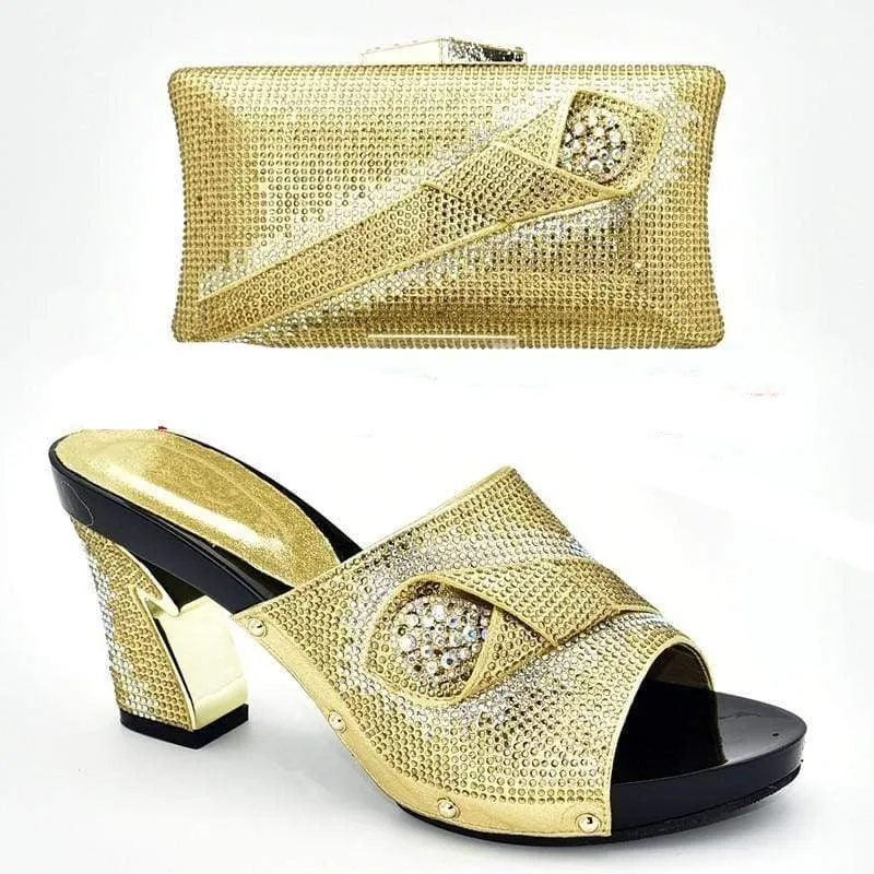 Special African Shoes and Bag Set