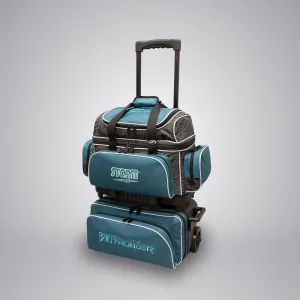 Storm 4 Ball Rolling Thunder Bowling Bag- Steel Blue/Black
