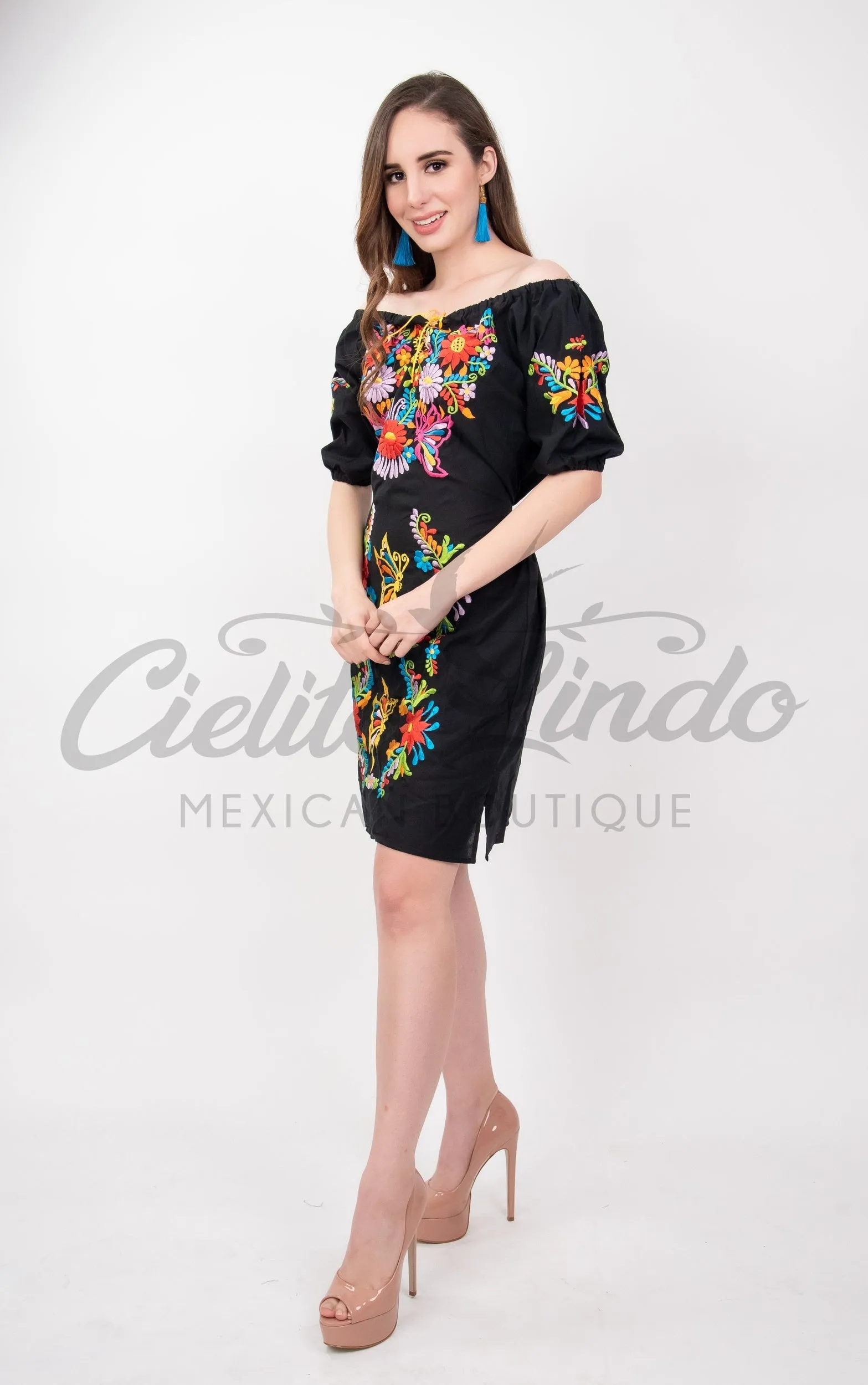 Tecali Embroidered Dress