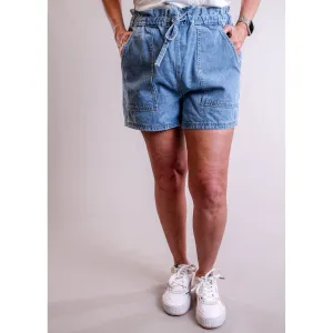Wishlist Denim Shorts with Drawstring Waist