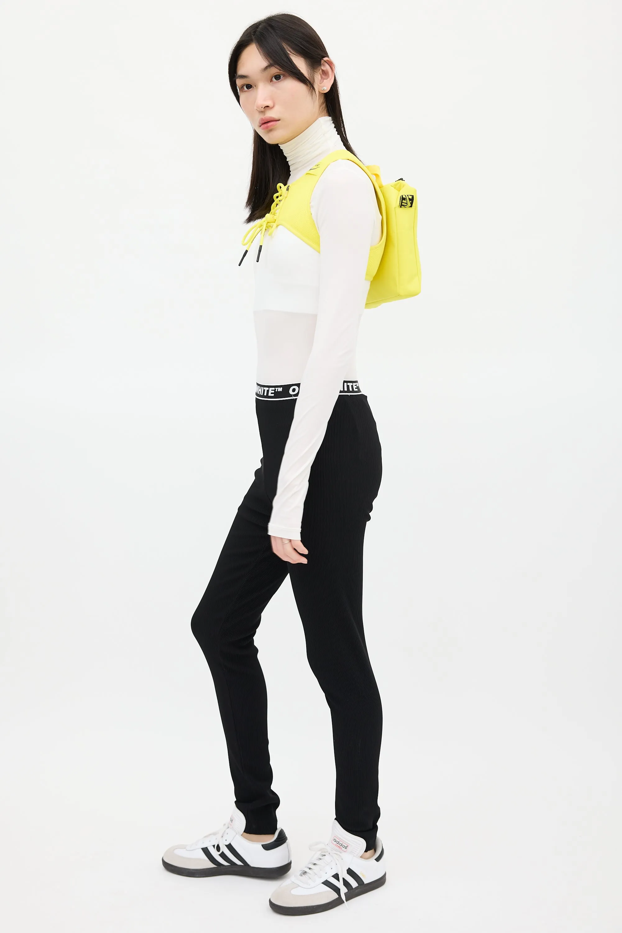 X Nike Yellow & Black Chest Bag