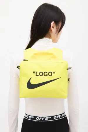 X Nike Yellow & Black Chest Bag